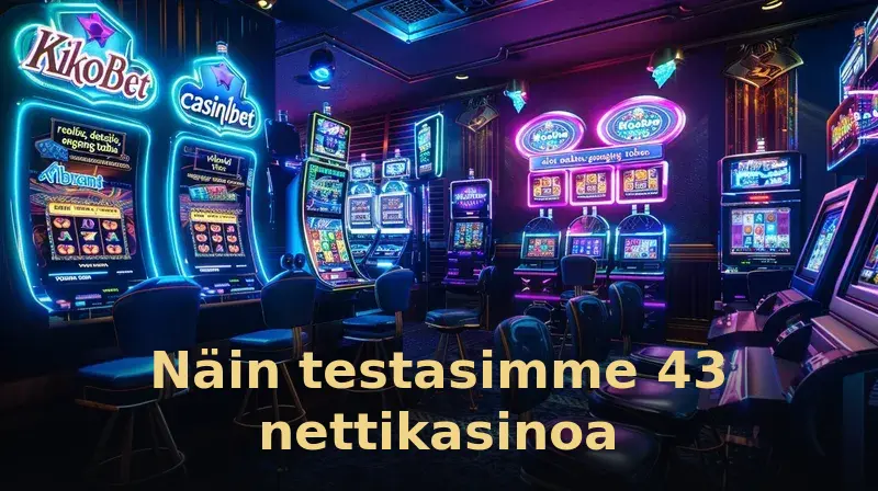 Näin testasimme 43 nettikasinoa
