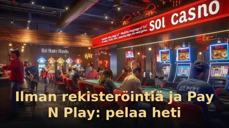 Ilman rekisteröintiä ja Pay N Play: pelaa heti